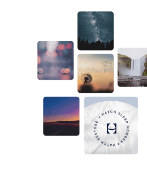 Hatch Restore content cards