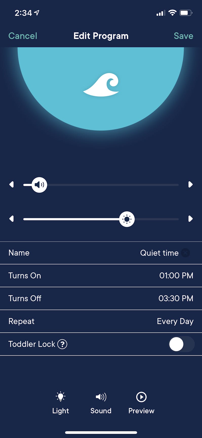 Hatch Rest Baby Night Light Sound Machine Hatch